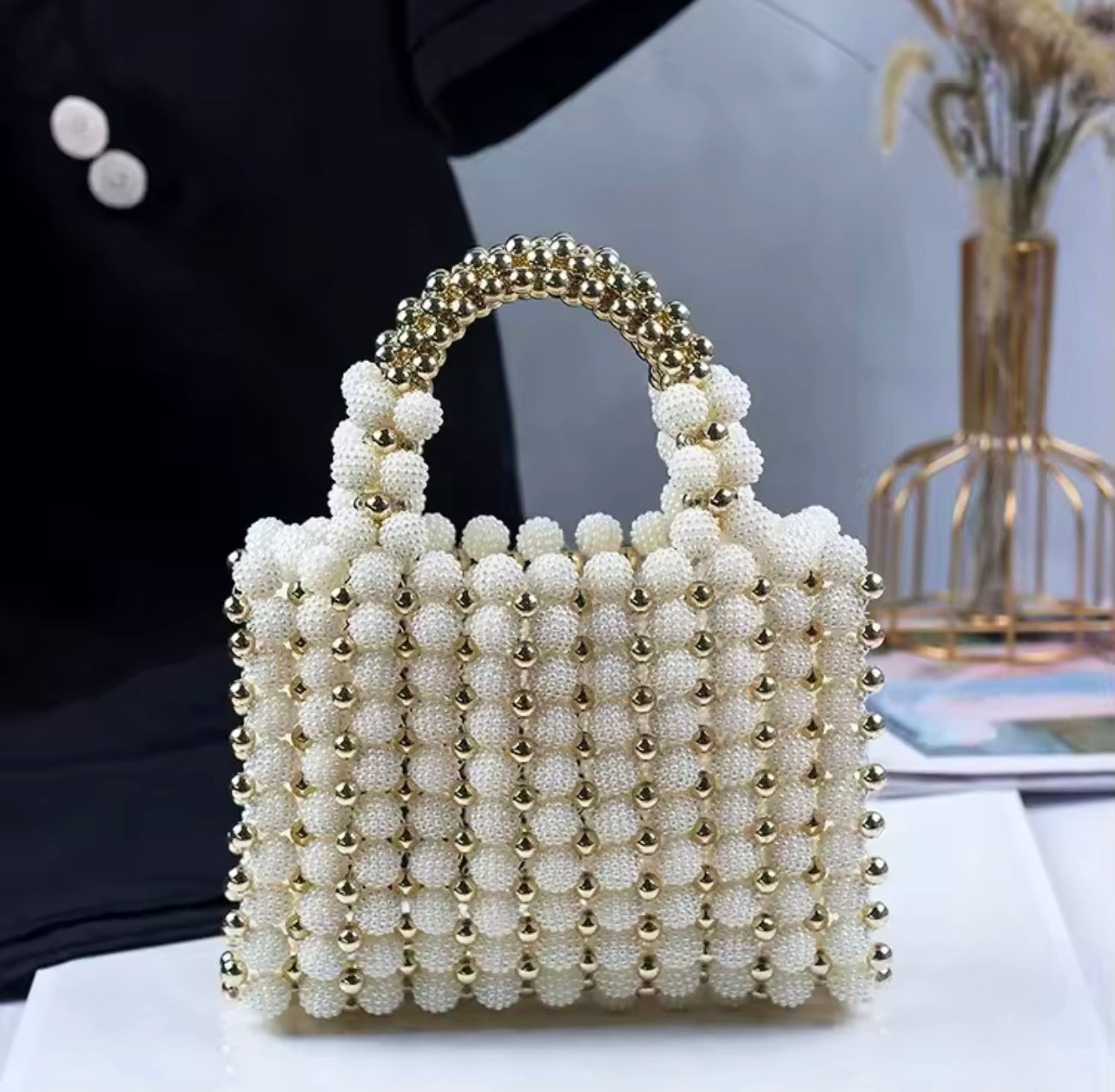 PEARL GOLD GYÖNGY TÁSKA