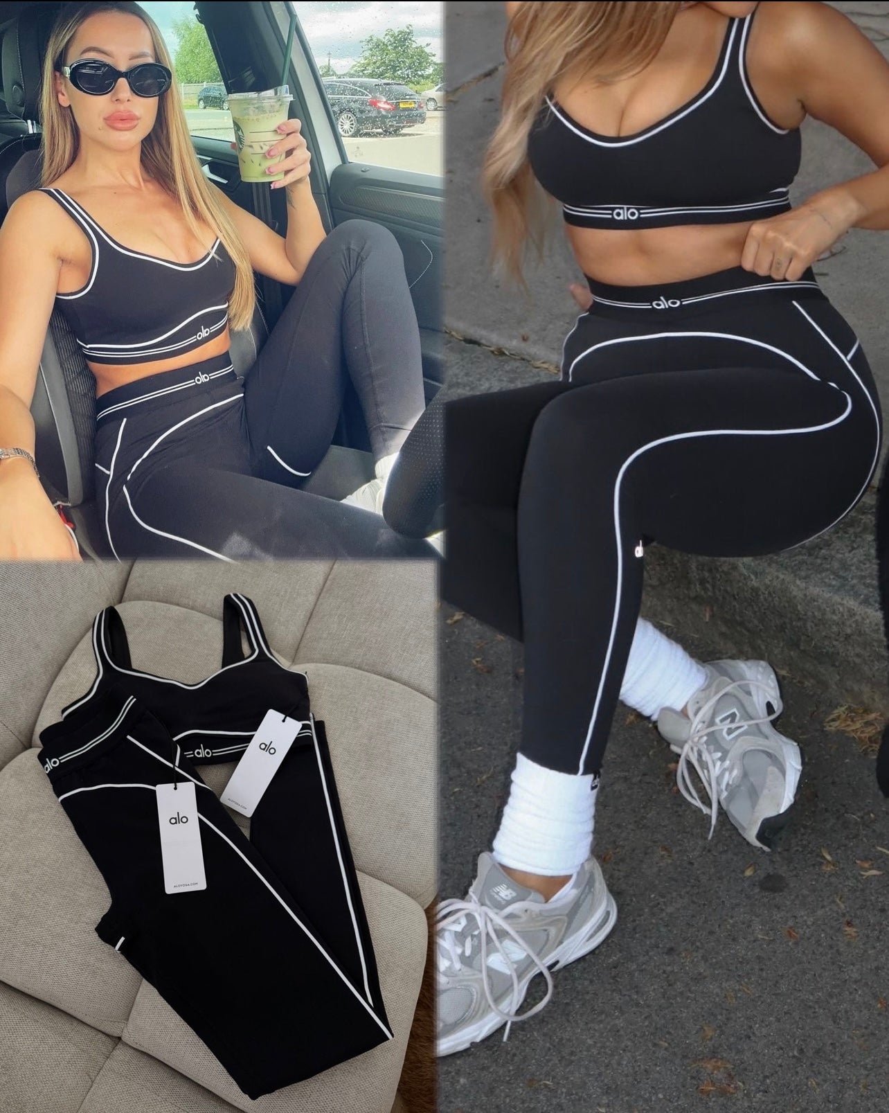 AIRBRUSH HEART YOGA SZETT
