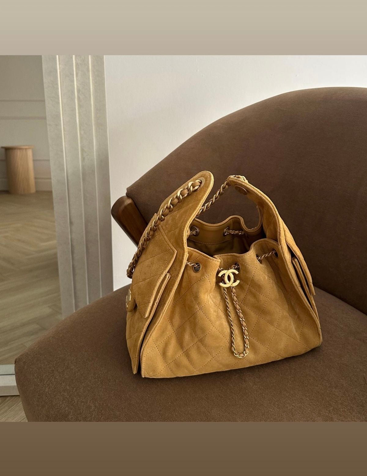 CANDY HOBO PREMIUM VELÚRBŐR TÁSKA