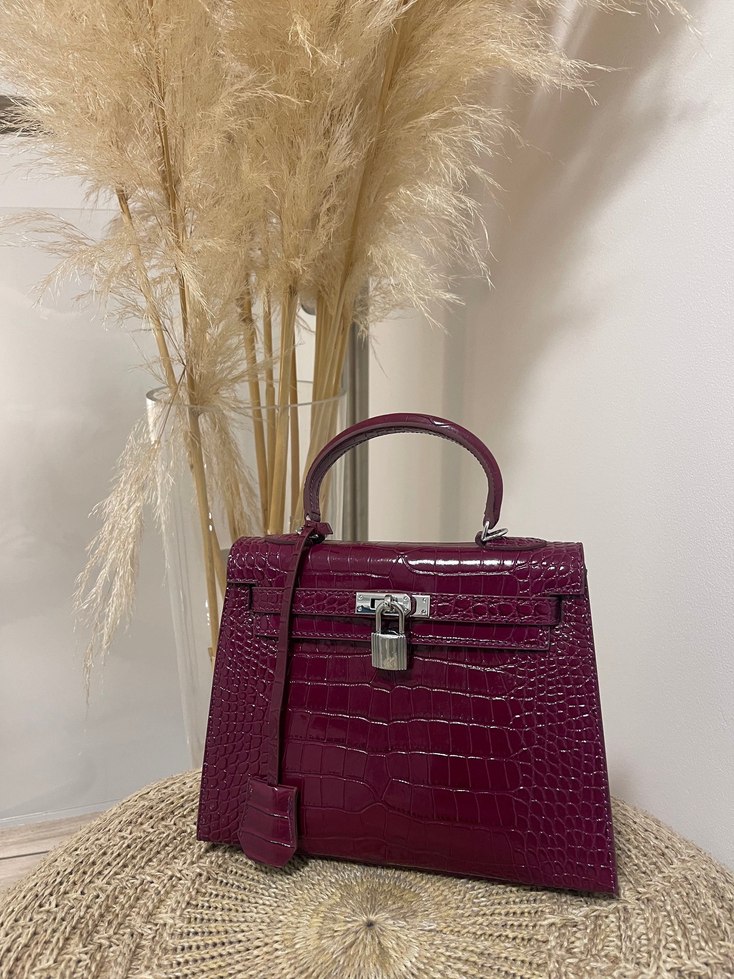PURPER KELLYLAND CROCO TÁSKA