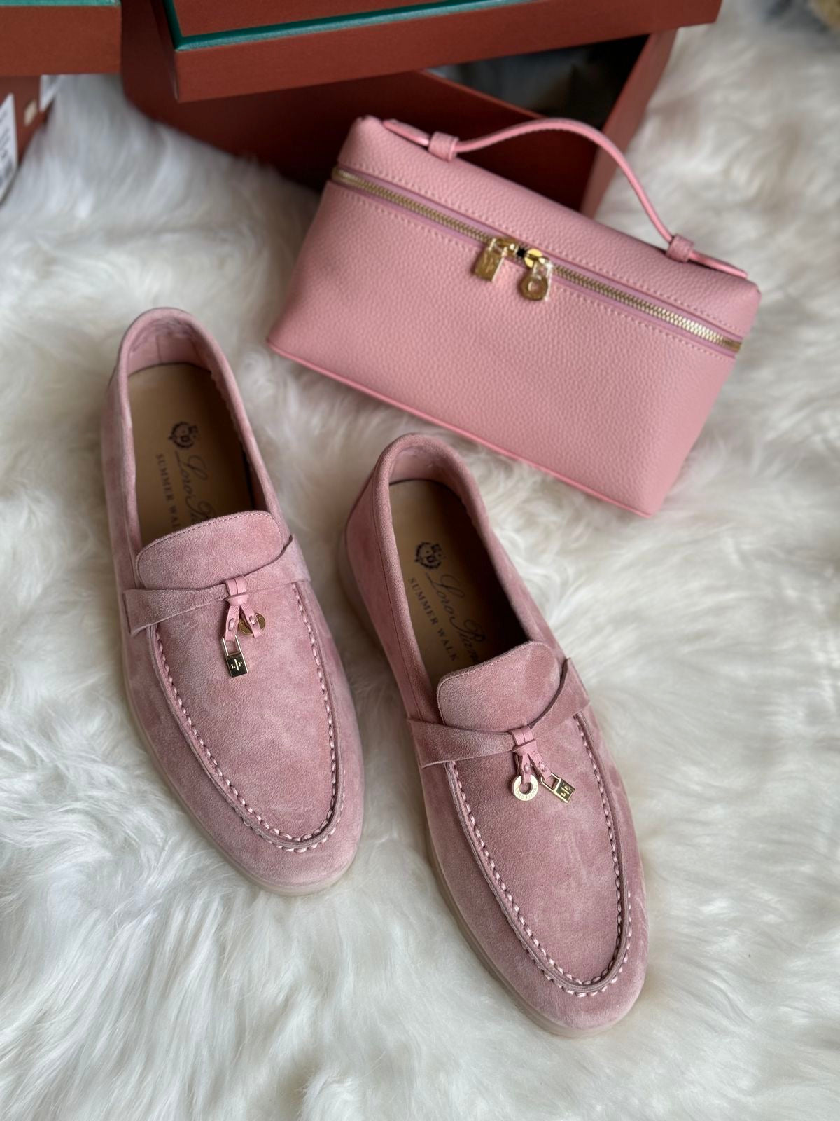 CHARM MONOGRAM BŐR LOAFER - PREMIUM