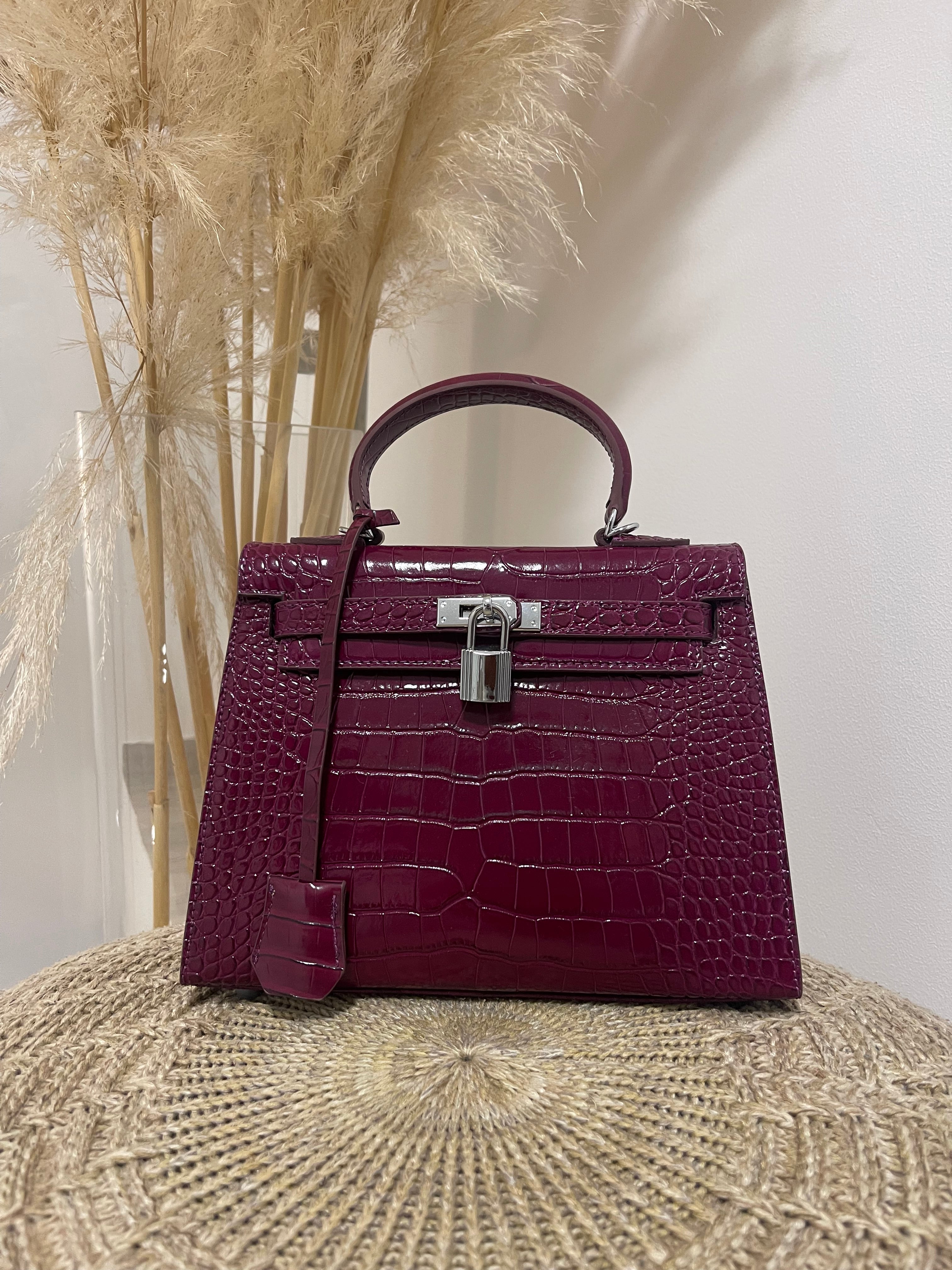 PURPER KELLYLAND CROCO TÁSKA